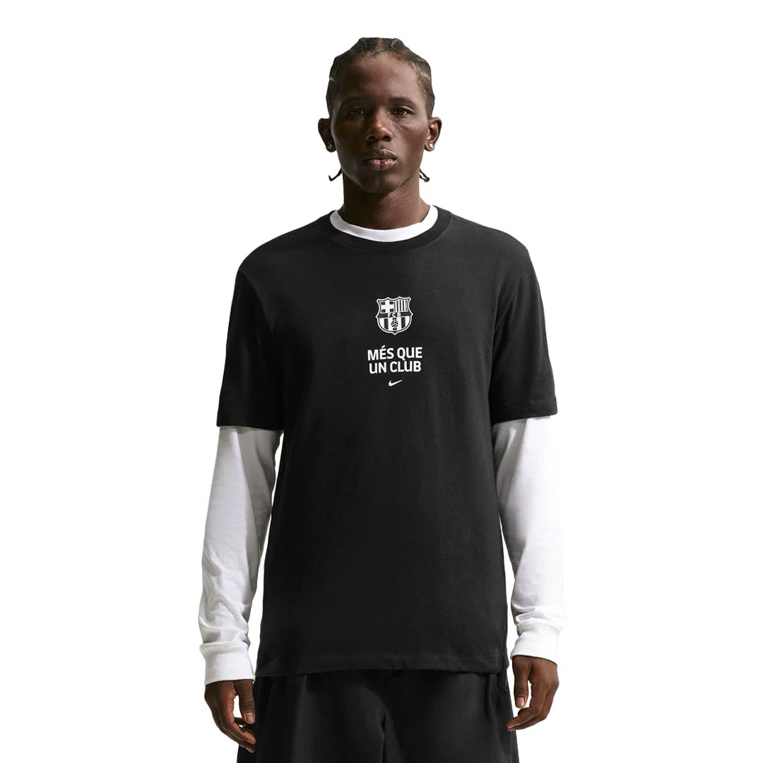 Nike - Men's FC Barcelona Club Soccer T-Shirt (IB4075 010) - Image 2