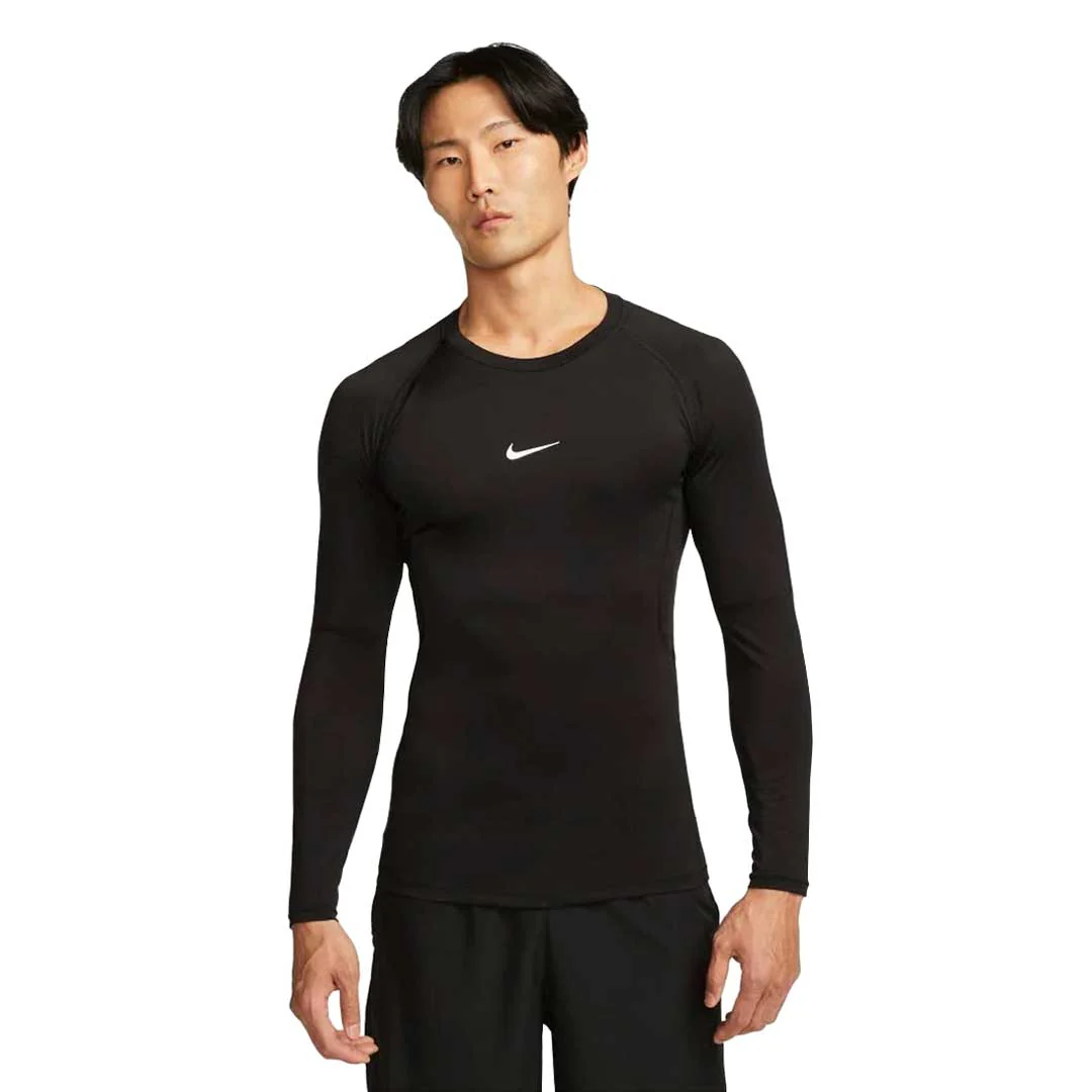 Nike Pro - Men's Pro Dri-Fit Long Sleeve T-Shirt (FB7919 010) - Image 2