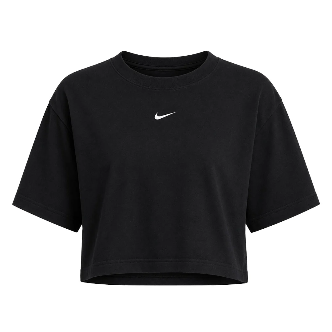 Nike - Women's Sportswear Classic Loose Short Sleeve Cropped T-Shirt (IH7594 010)