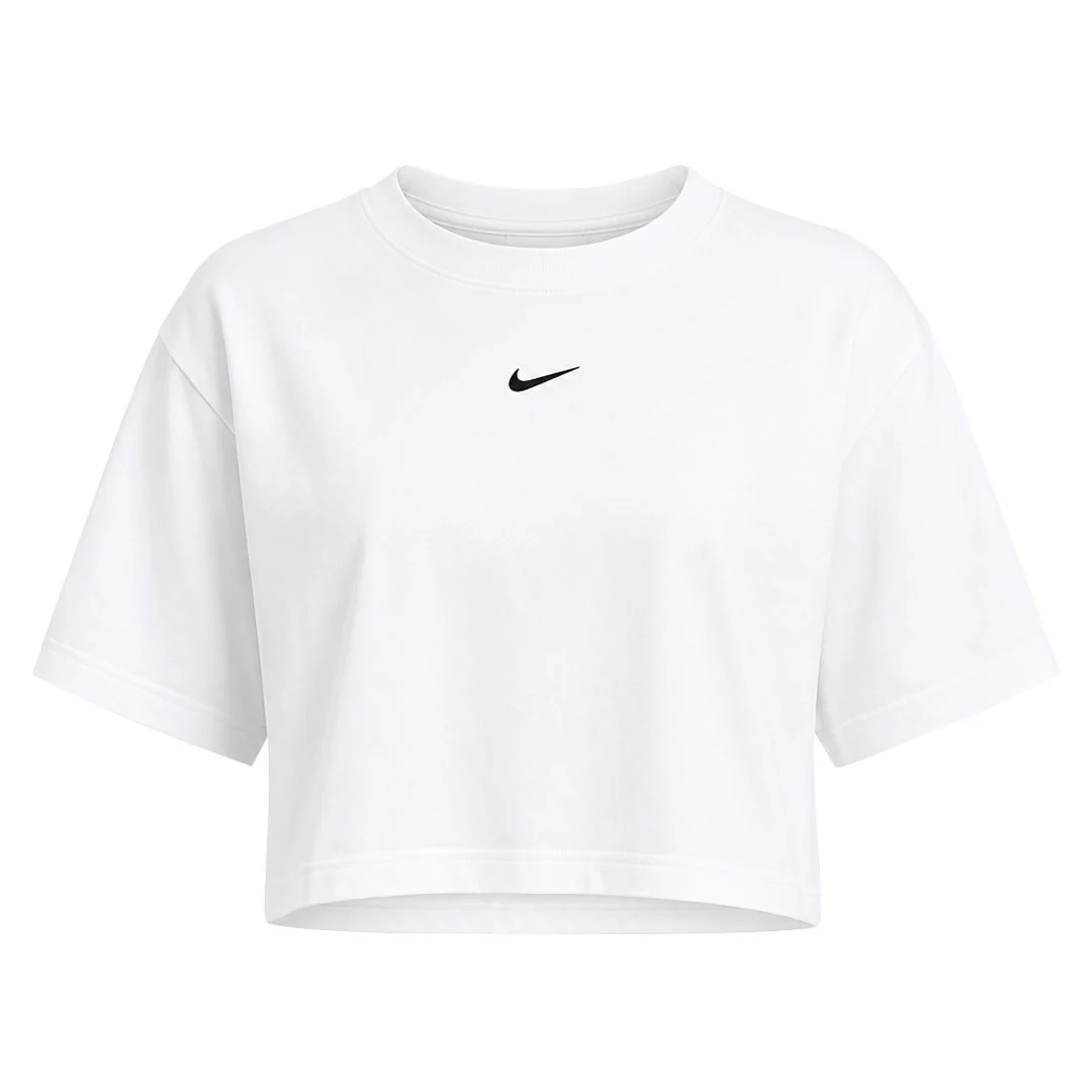 Nike - Women's Sportswear Classic Loose Short Sleeve Cropped T-Shirt (IH7594 100)