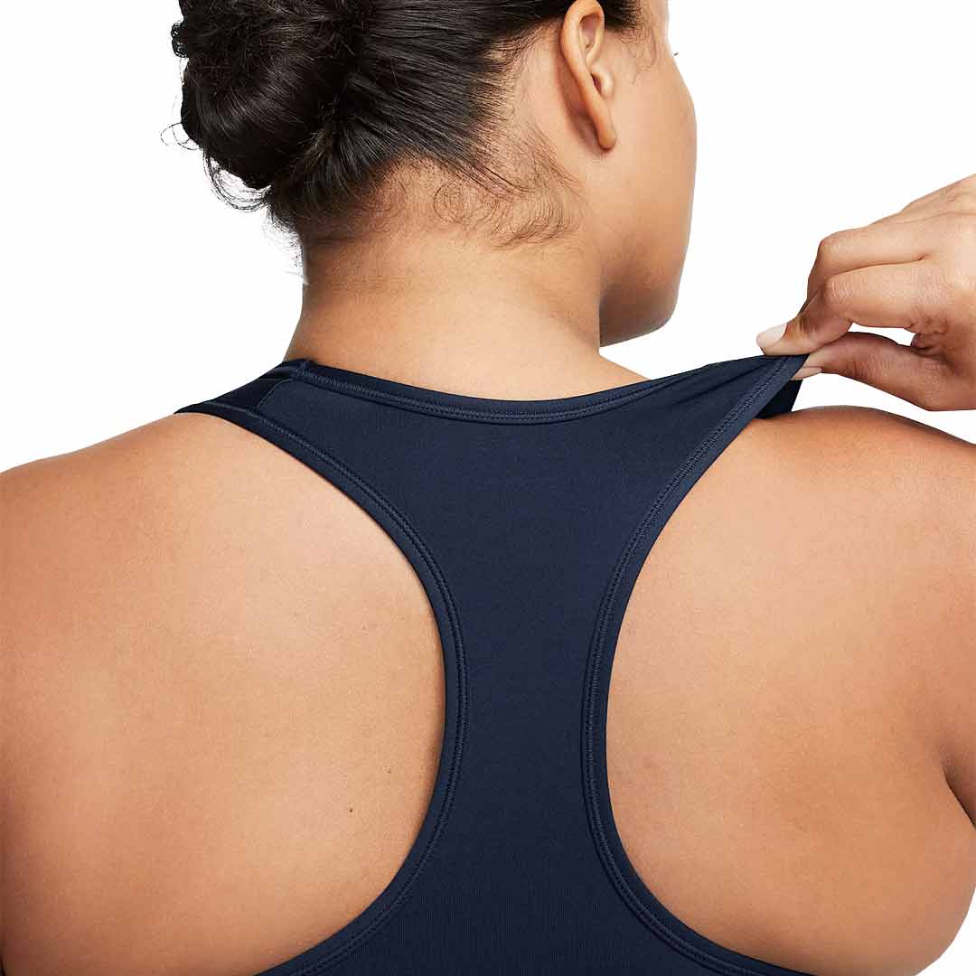 Nike - Women's Swoosh Medium Support Sports Bra (Plus Size) (DX6823 410) - Image 4