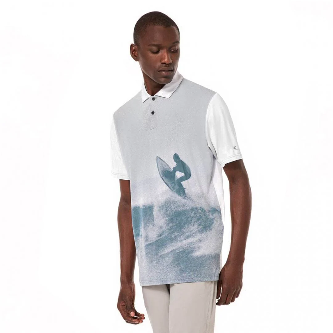 Oakley - Men's Jacquard Printed Polo (FOA404873 12M) - Image 2