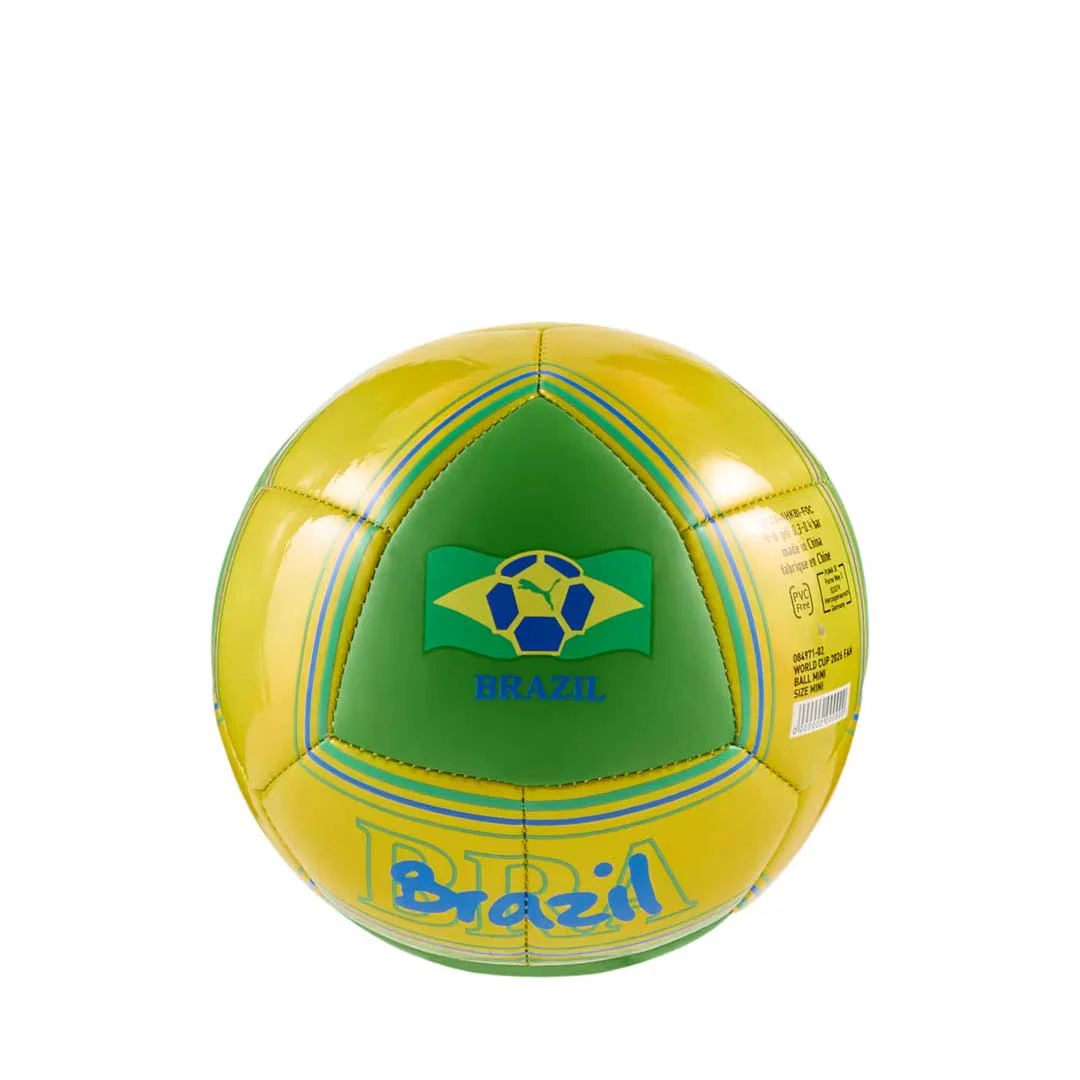 Puma - Brazil 2026 Mini Soccer Fan Ball (084971 02)