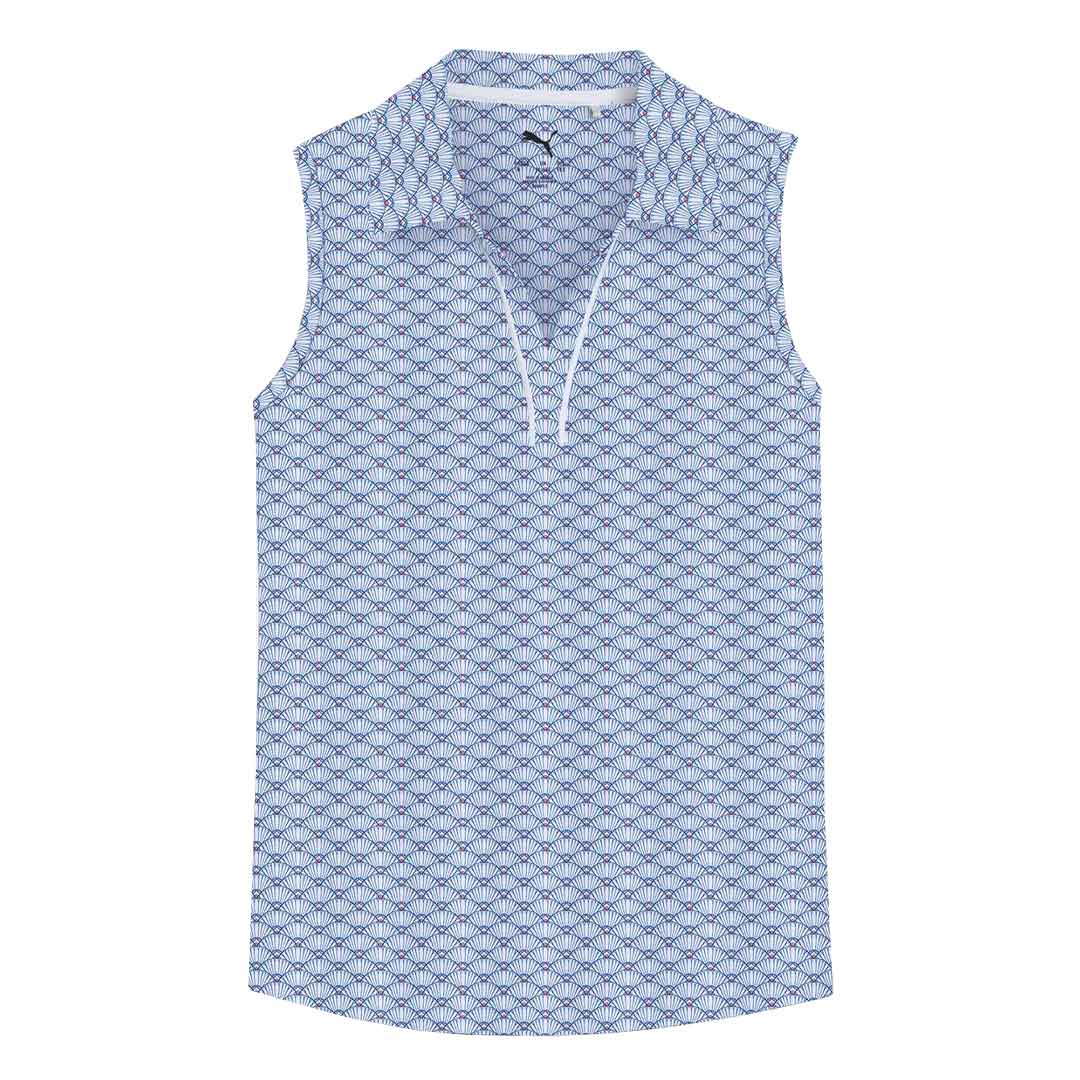 Puma - Girls' (Junior) Scallop Sleeveless Polo (631093 01)
