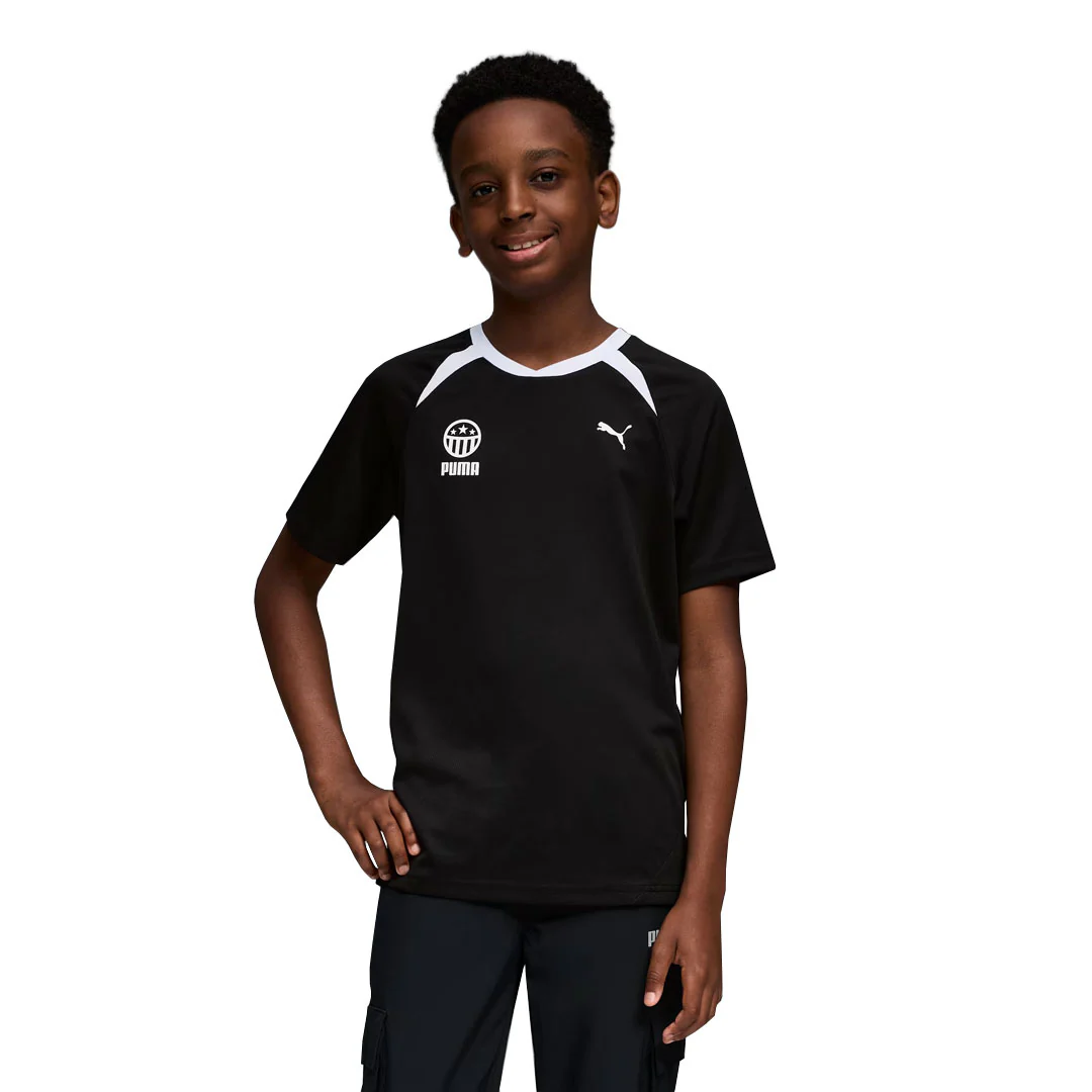 Puma - Kids' (Junior) House Of Graphics Mesh T-Shirt (PFA25V9T-19168 001) - Image 2