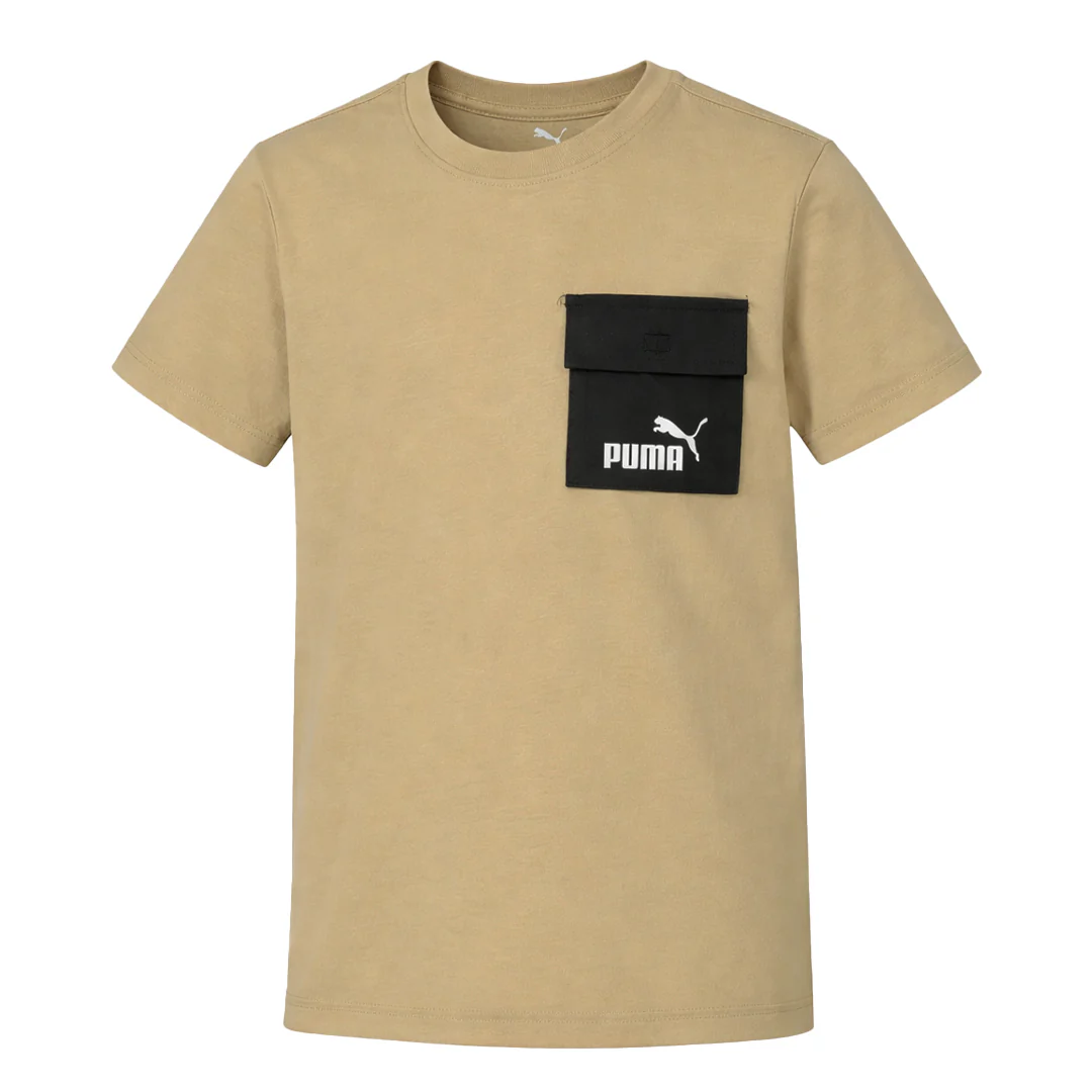 Puma - Kids' (Junior) Pocket Logo Short Sleeve T-Shirt (PSP25V9T-16385 217)