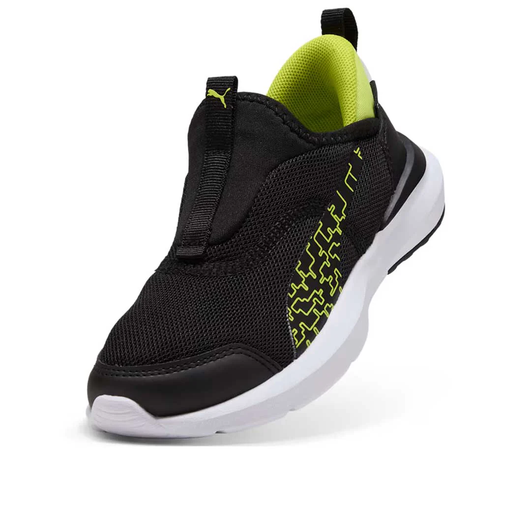 Puma - Kids' (Preschool & Junior) Kruz Profoam Sliptech Cyber Shoes (403218 01) - Image 4