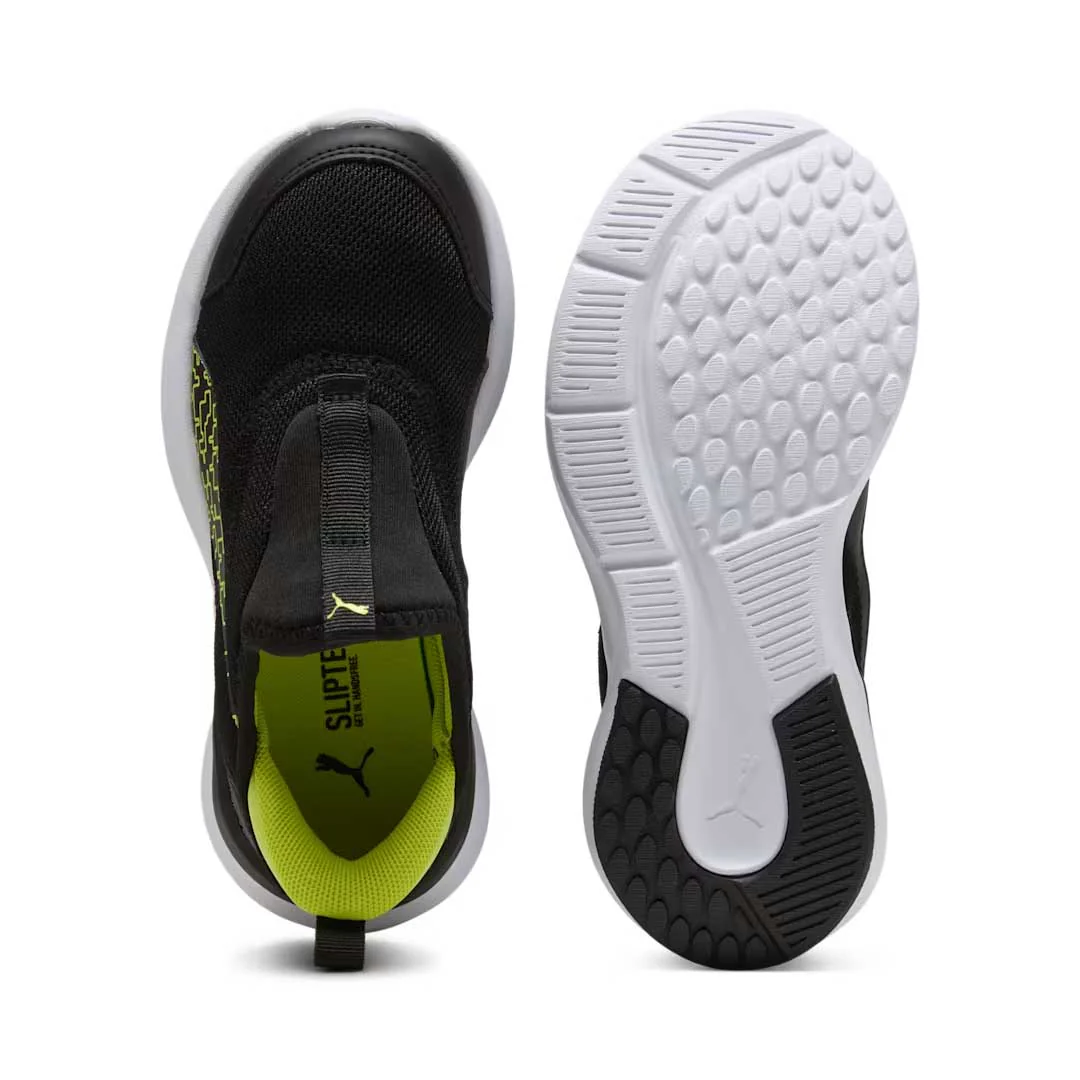 Puma - Kids' (Preschool & Junior) Kruz Profoam Sliptech Cyber Shoes (403218 01) - Image 5