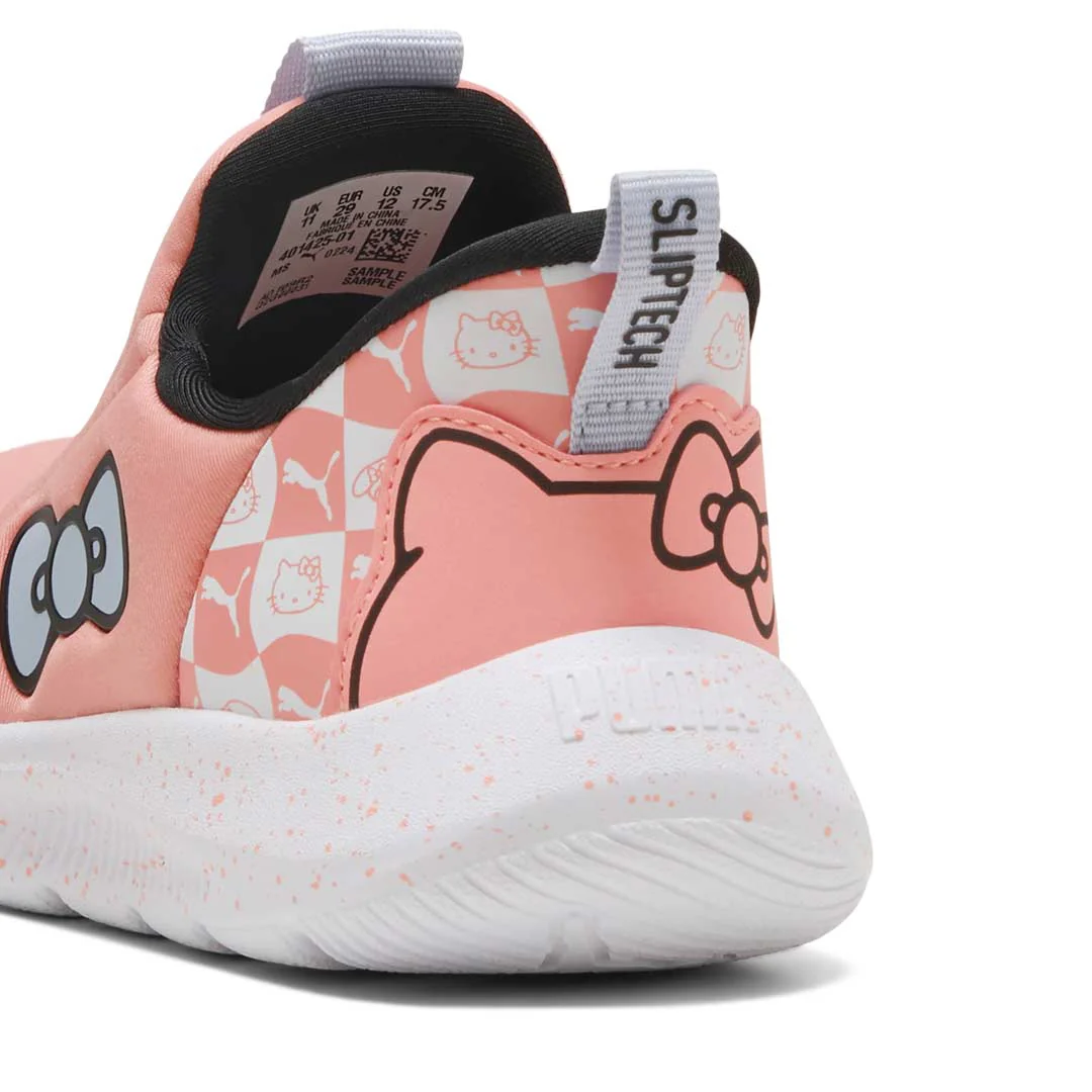 Puma - Kids' (Preschool & Junior) Puma x Hello Kitty and Friends Fun Racer 2 Sliptech Shoes (401425 01) - Image 3