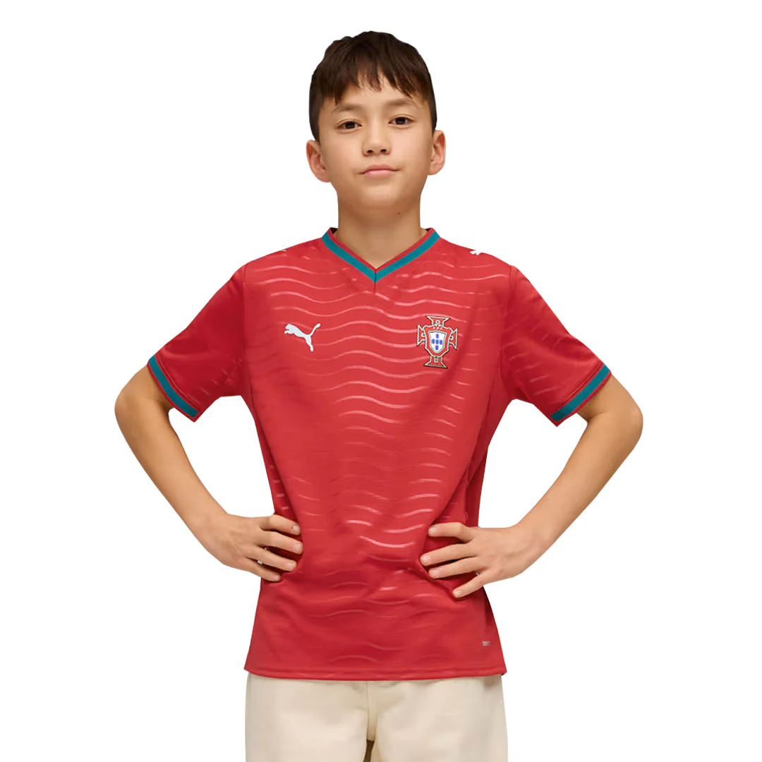 Puma - Kids' (Youth) FPF Portugal 2026 Home Replica Jersey (783281 01) - Image 2