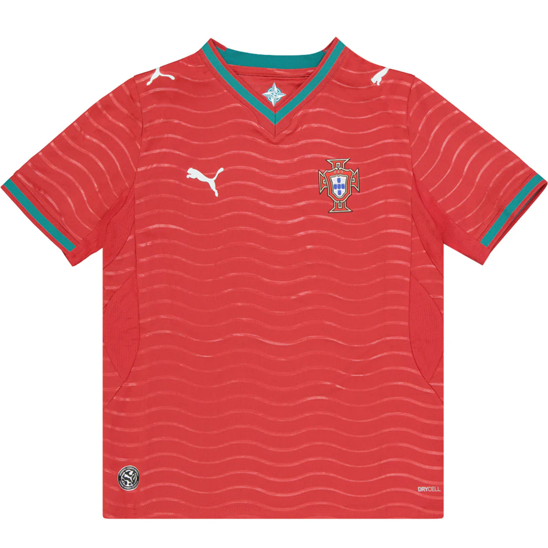 Puma - Kids' (Youth) FPF Portugal 2026 Home Replica Jersey (783281 01) - Image 4