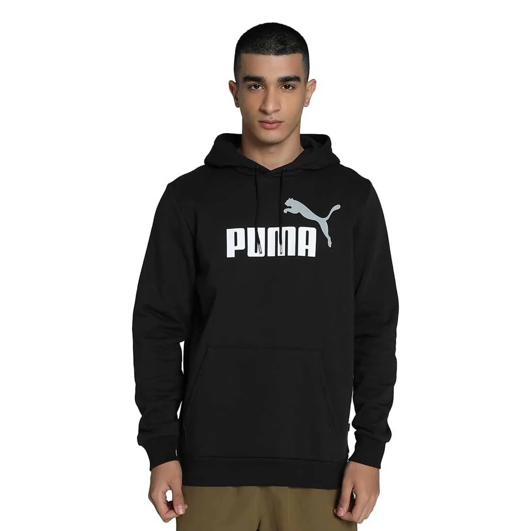 Puma - Men's Essential 2 Colour Big Logo Hoodie (586764 61) - Image 2