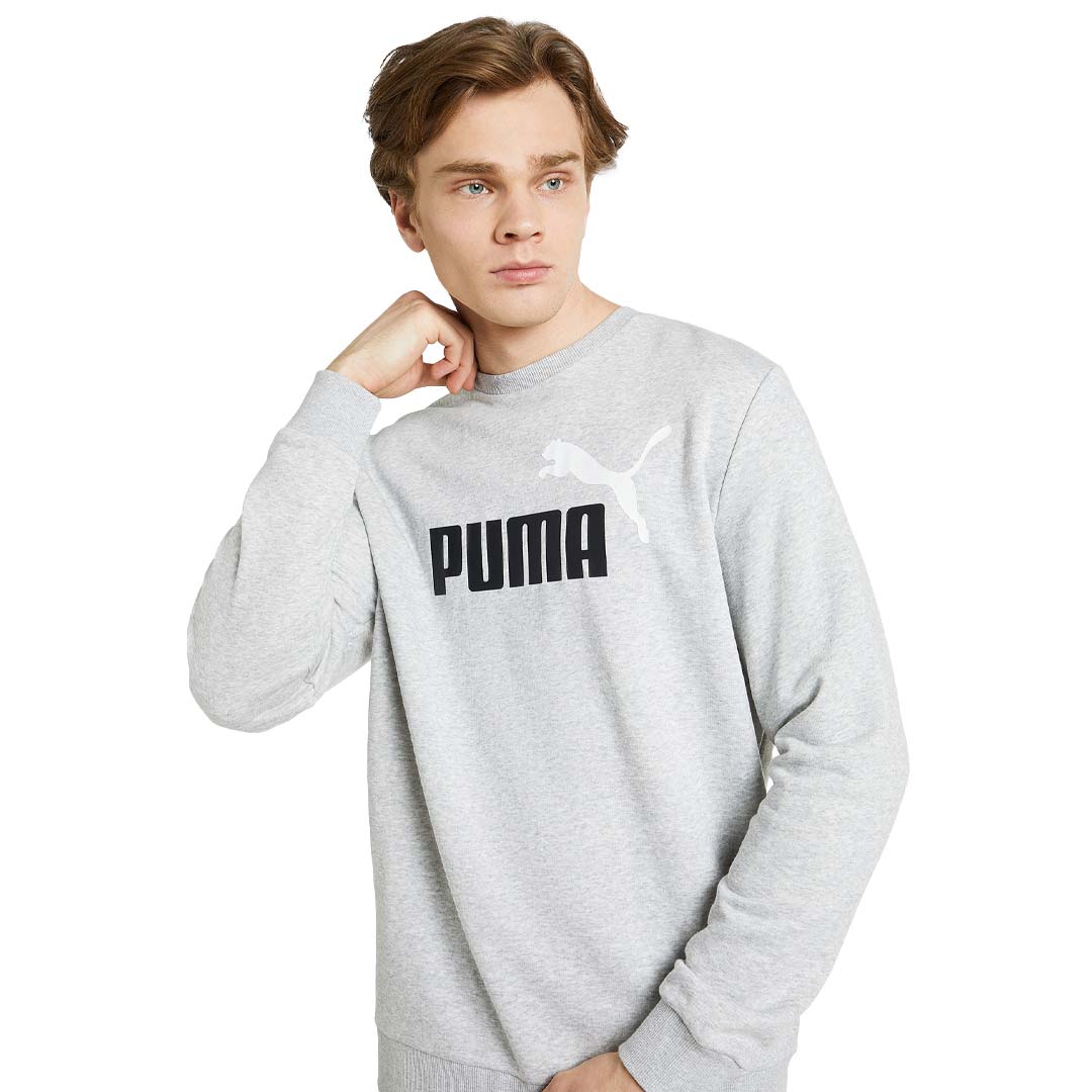 Puma - Men's Essentials 2 Tone Big Logo Crewneck (586763 04) - Image 2
