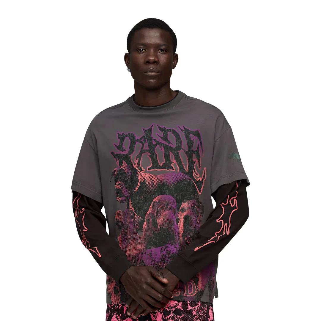 Puma - Men's LaMelo Ball World Tour-nament Long Sleeve T-Shirt (632367 01) - Image 2