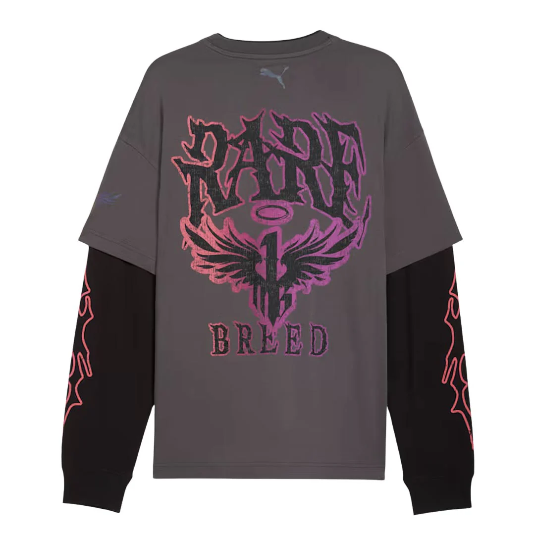 Puma - Men's LaMelo Ball World Tour-nament Long Sleeve T-Shirt (632367 01) - Image 4