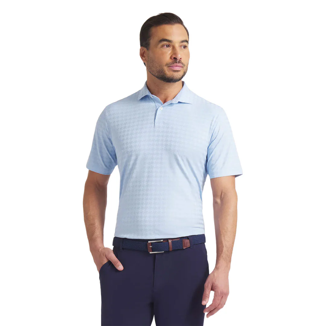 Puma - Men's MATTR Houndstooth Golf Polo (632198 04) - Image 2