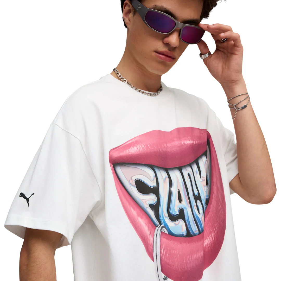 Puma - Men's Puma x A$AP Rocky Flacko Smile T-Shirt (633388 02) - Image 4