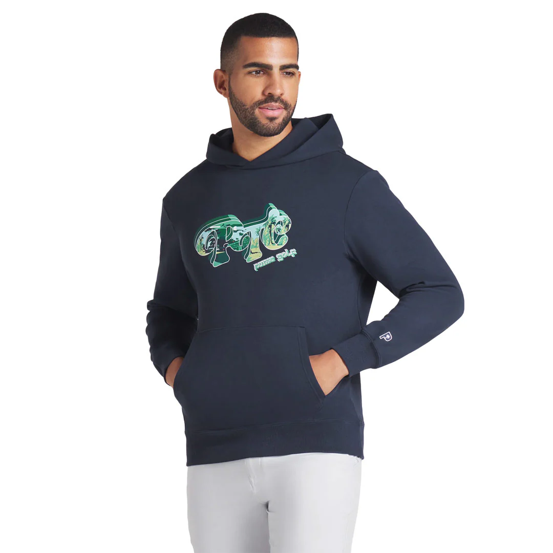 Puma - Men's Puma x Palm Tree Crew Hoodie (629568 01) - Image 2