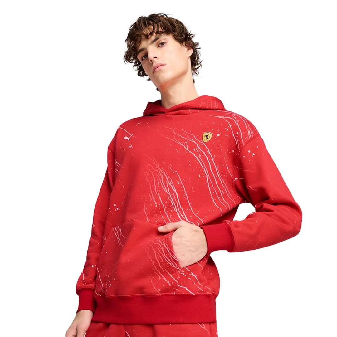 Puma - Men's Puma x Scuderia Ferrari HP Race Splash Hoodie (630485 02) - Image 2