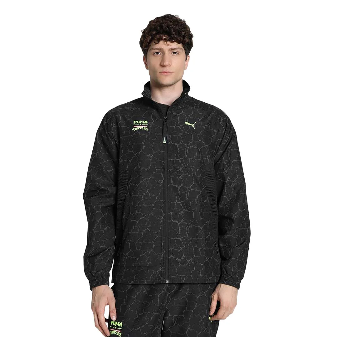 Puma - Men's Puma x Teenage Mutant Ninja Turtles PumaTech Relaxed Track Jacket (630102 01) - Image 2