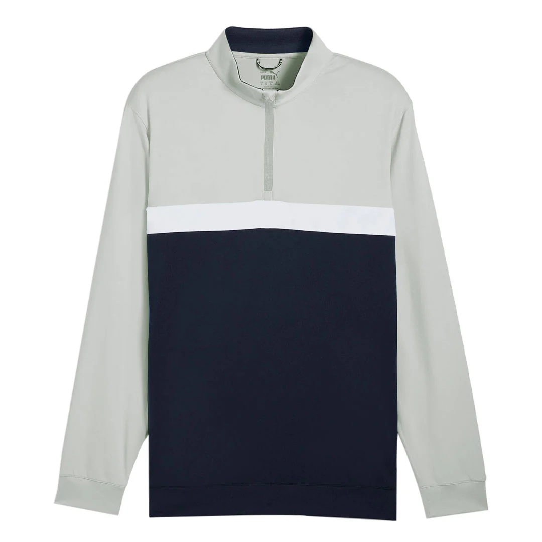 Puma - Men's Pure Colourblock Golf 1/4 Zip Pullover (625887 01)