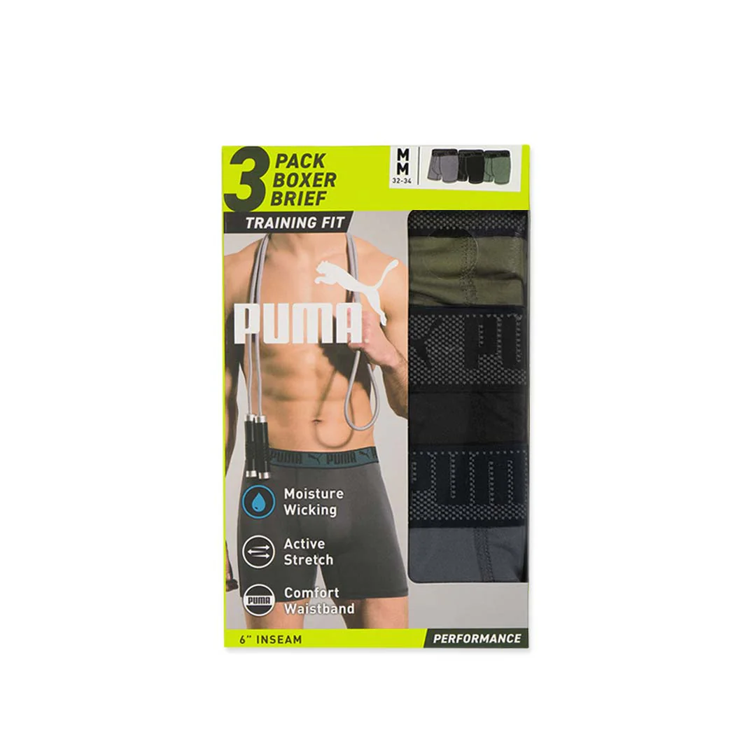 Puma - Men's Training Fit 3 Pack Boxer Brief (PFA25M1511428 310) - Image 2
