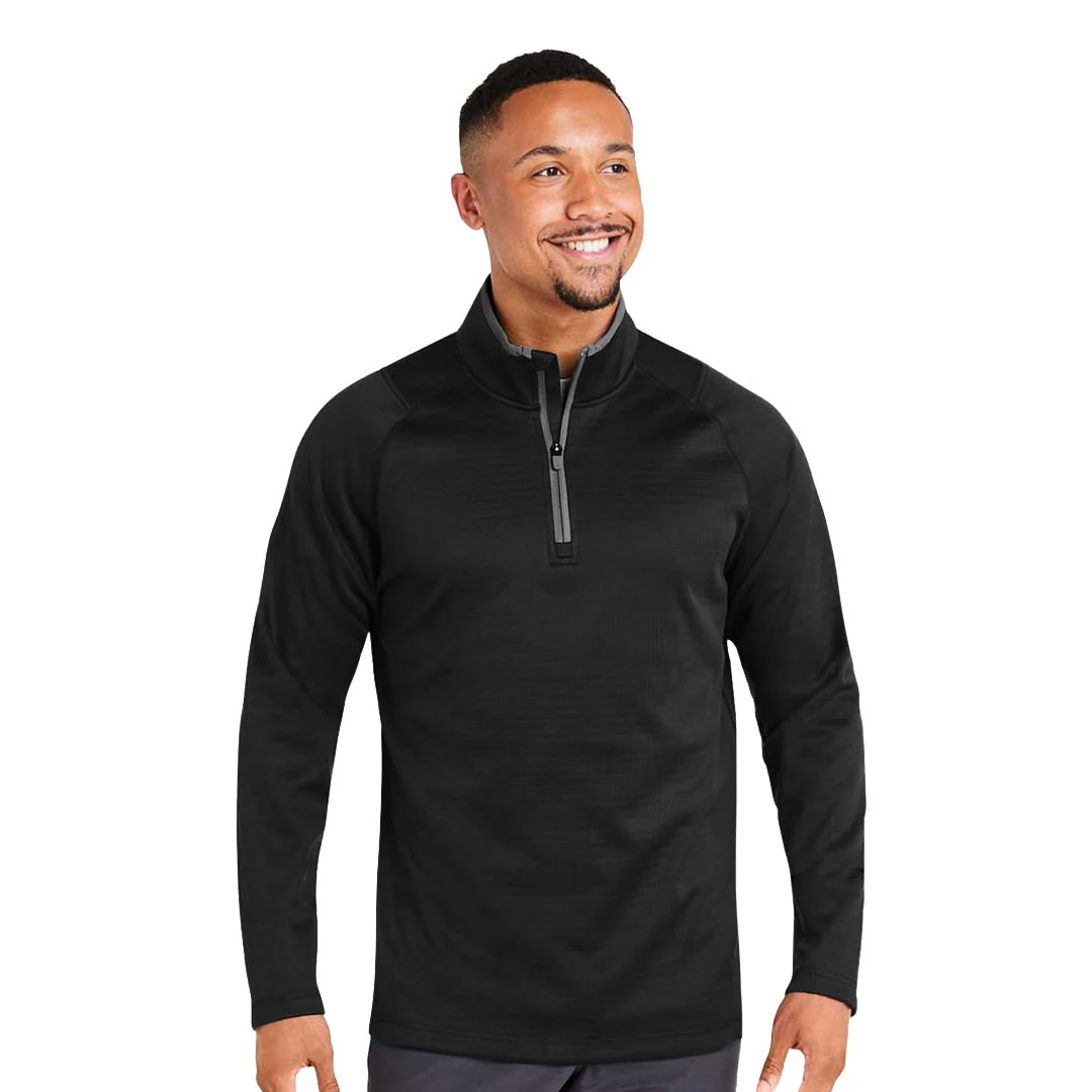 Puma - Men's Waffle Fleece 1/4 Zip Pullover (631105 01) - Image 2