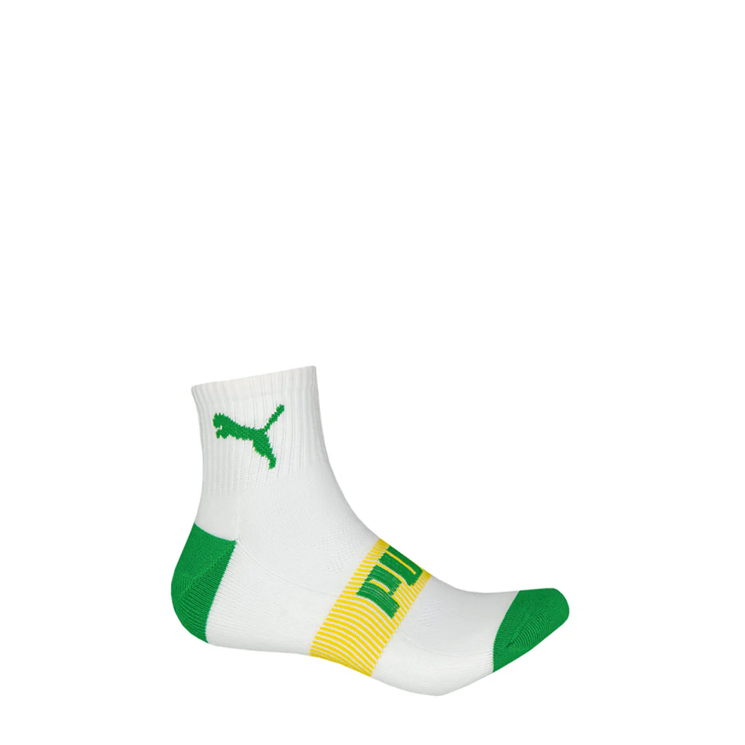 Puma - Unisex Brazil 6 Pack 1/4 Crew Socks (P602683 314) - Image 4