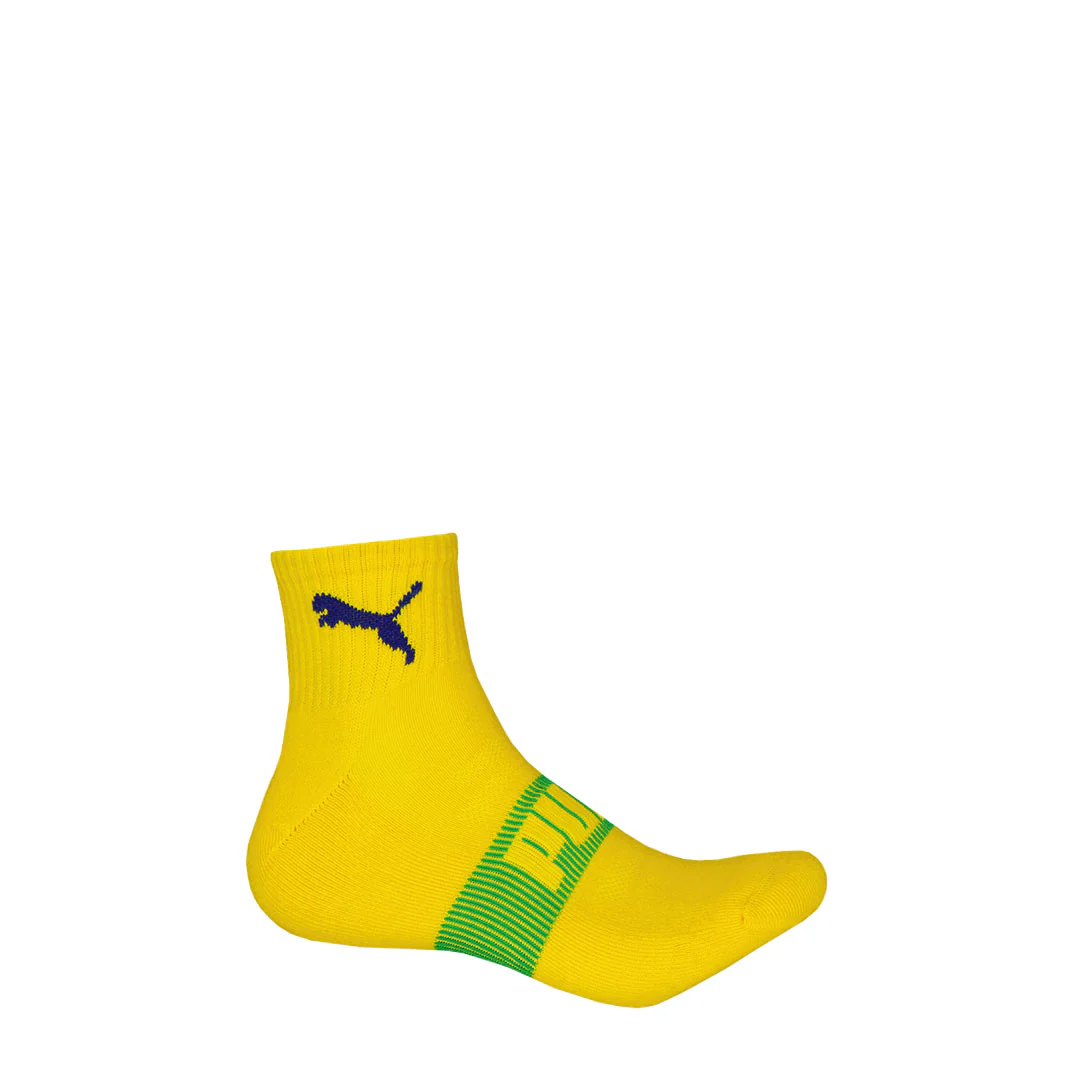 Puma - Unisex Brazil 6 Pack 1/4 Crew Socks (P602683 314) - Image 6