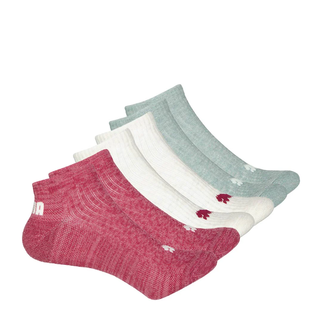 Puma - Women's 6 Pack Low Cut Socks (P601593 617)