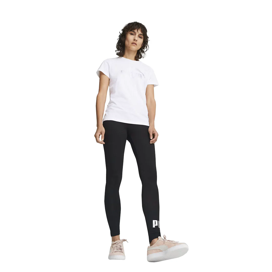 Puma - Women's Essentials+ Metallic Logo T-Shirt (848303 02) - Image 2
