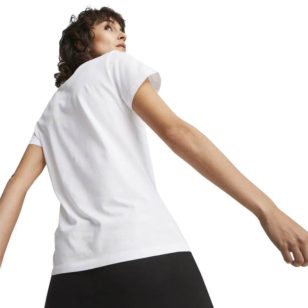 Puma - Women's Essentials+ Metallic Logo T-Shirt (848303 02) - Image 3
