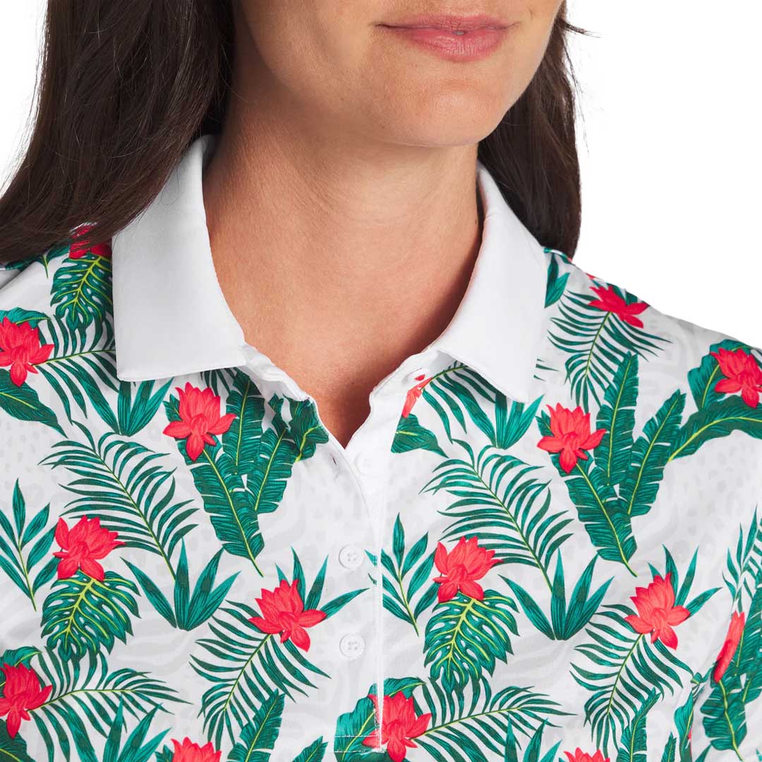 Puma - Women's MATTR Tropic Short Sleeve Golf Polo (623925 01) - Image 5