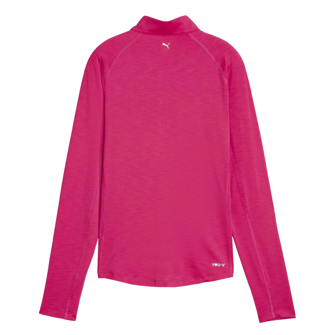 Puma - Women's You-V Golf 1/4 Zip Sweatshirt (537498 02) - Image 2