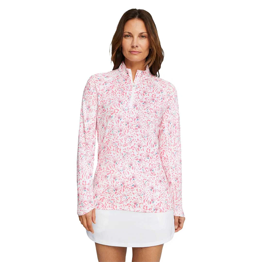 Puma - Women's You-V Mariposa Quarter-Zip Golf Sweater (622792 01) - Image 2