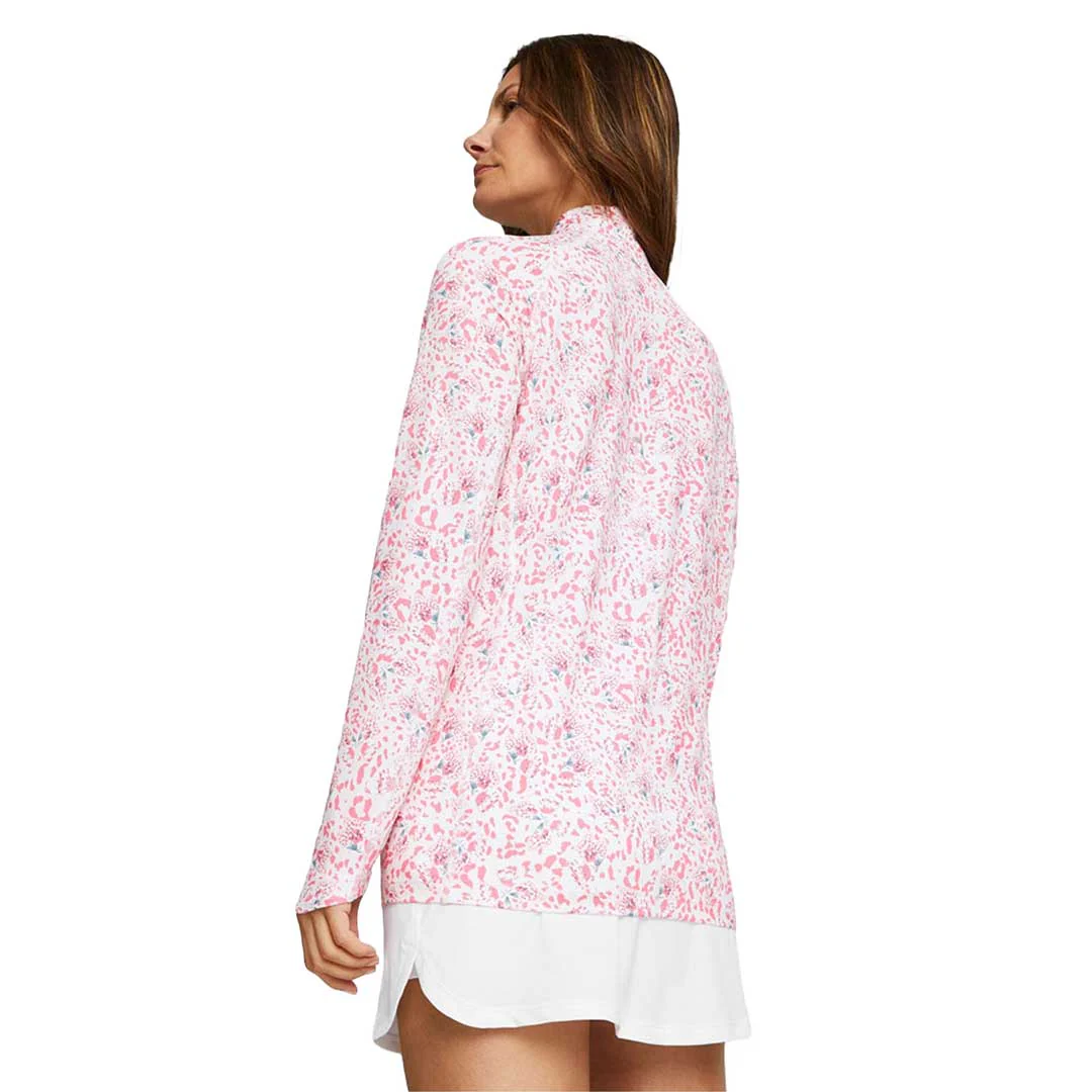 Puma - Women's You-V Mariposa Quarter-Zip Golf Sweater (622792 01) - Image 3