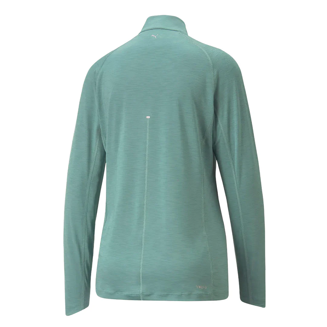 Puma - Women's YouV Golf 1/4 Zip Sweatshirt (537498 03) - Image 4