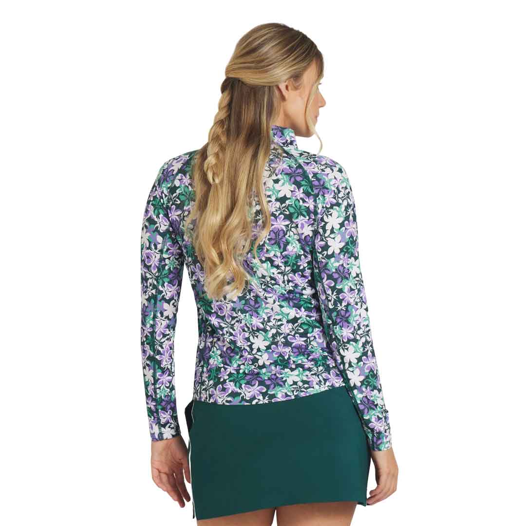Puma - Women's YouV Lillie 1/4 Zip Pullover (626959 01) - Image 3