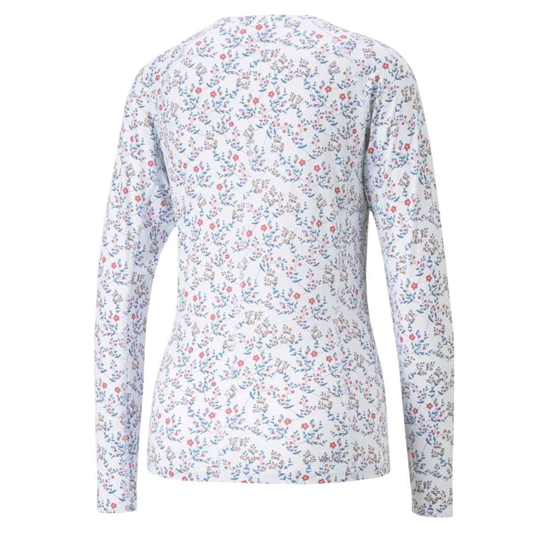 Puma - Women's YouV Micro Floral Long Sleeve T-Shirt (539033 01) - Image 2
