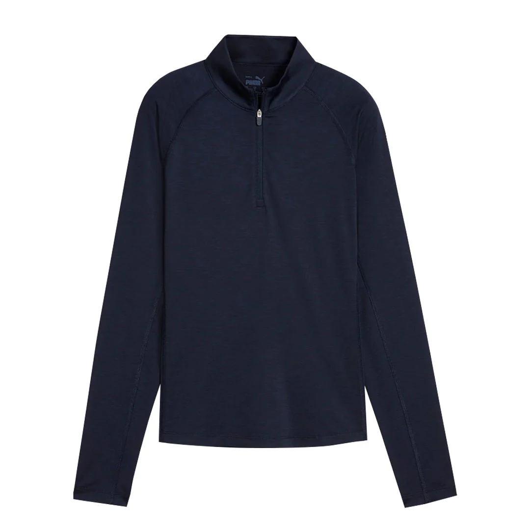 Puma - Women's YouV Solid Golf 1/4 Zip Pullover (625902 02)