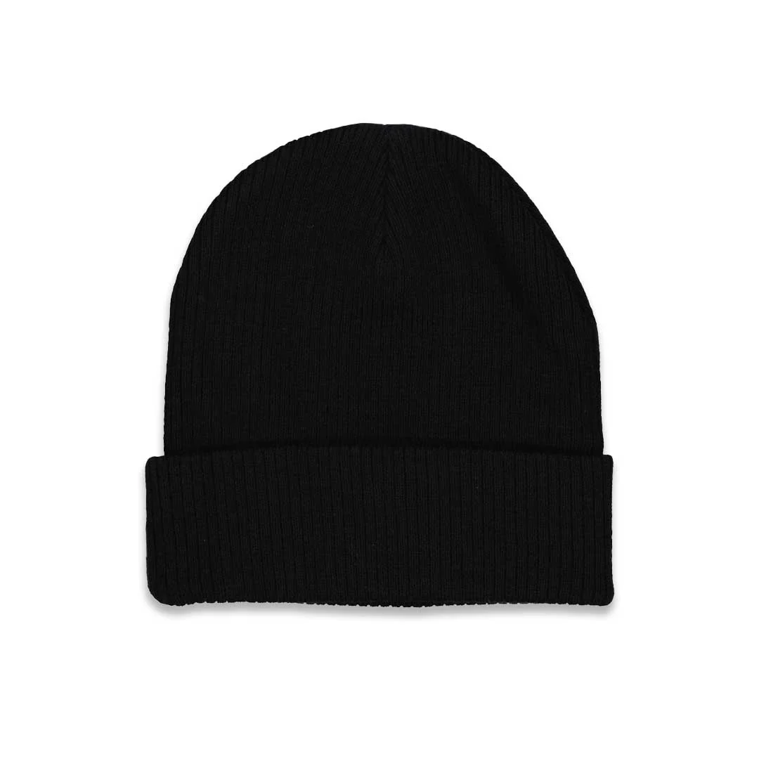 Russel Athletic- Men's Acrylic Chenille Cuffed Beanie (RARU056MHBLC1WN 00BLK) - Image 2