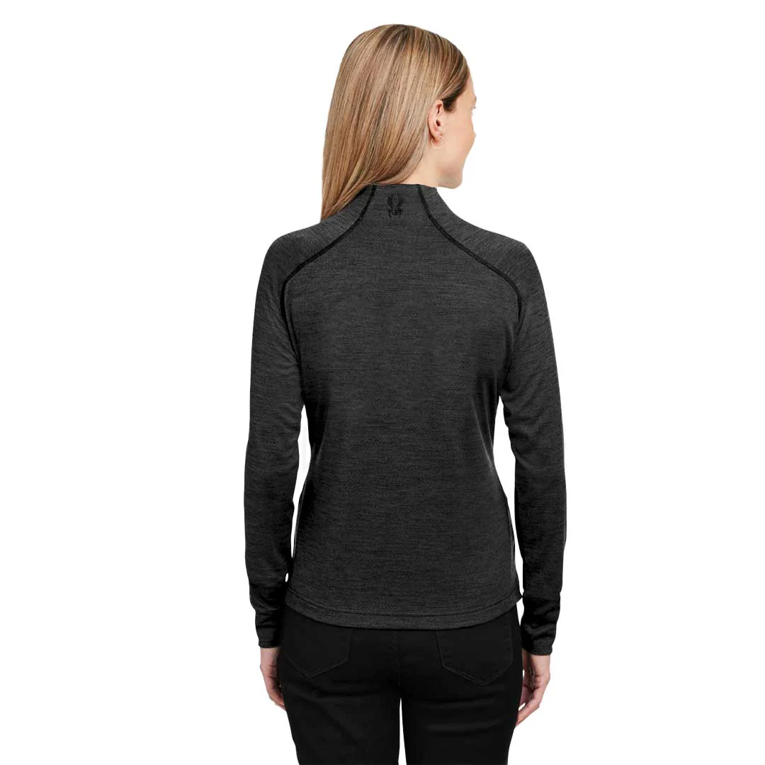 Spyder - Women's Mission 1/2 Zip Sweatshirt (S17998 BK) - Image 4