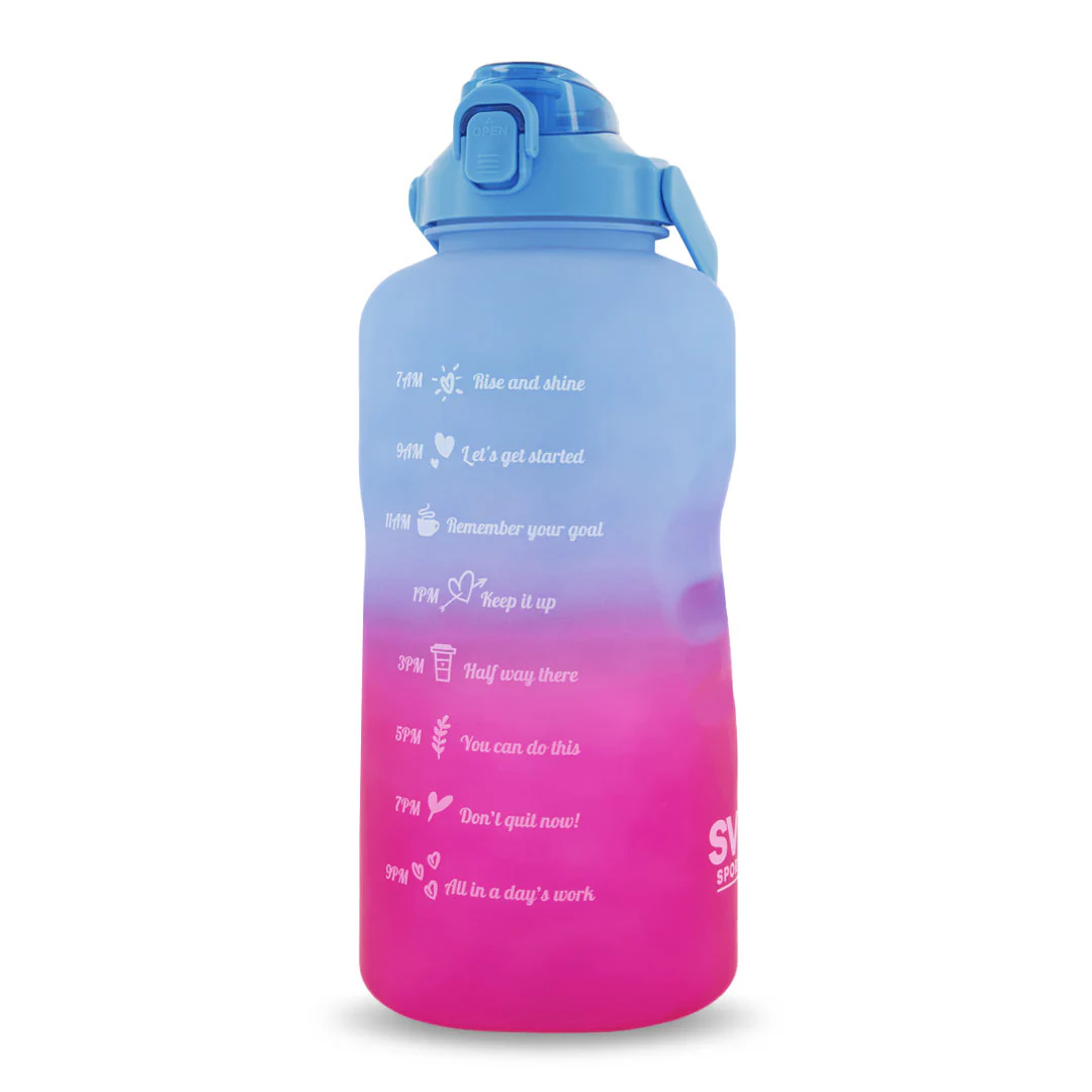 SVP Sports - 128oz Hydration Water Bottle (128OZ-BLUPNK) - Image 2