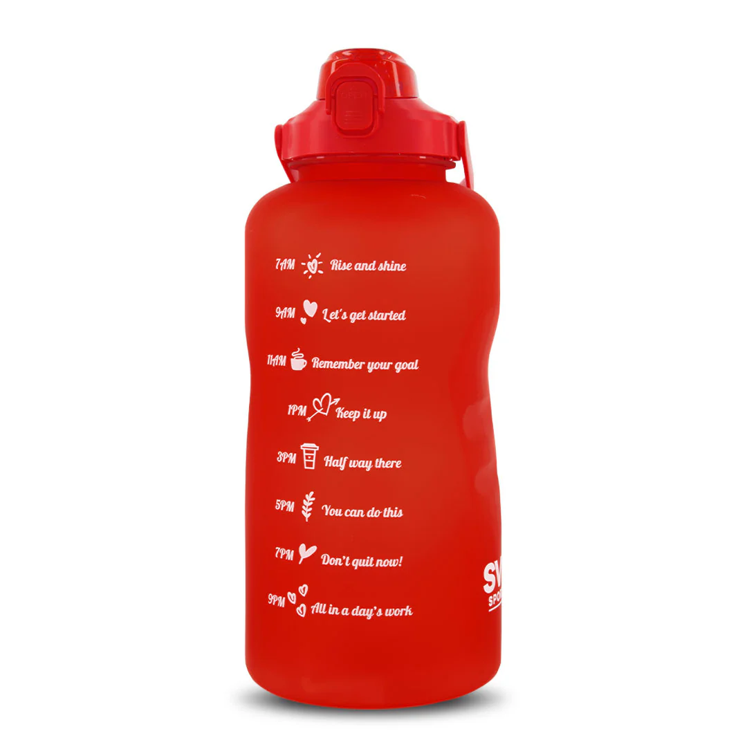 SVP Sports - 128oz Hydration Water Bottle (128OZ-RED) - Image 2