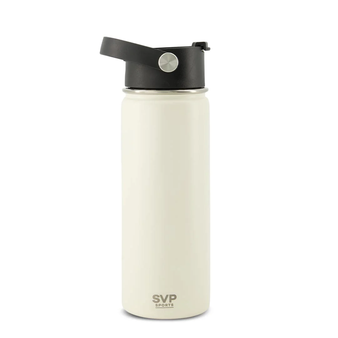 SVP Sports - 18oz Insulated Thermal Bottle - Hot & Cold (18OZ-SVP-CREAM) - Image 2