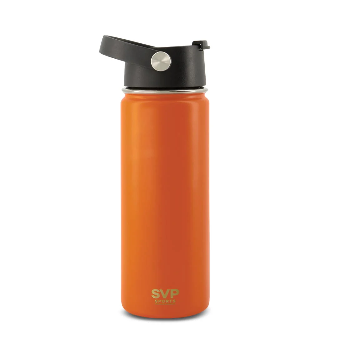 SVP Sports - 18oz Insulated Thermal Bottle - Hot & Cold (18OZ-SVP-ORG) - Image 2