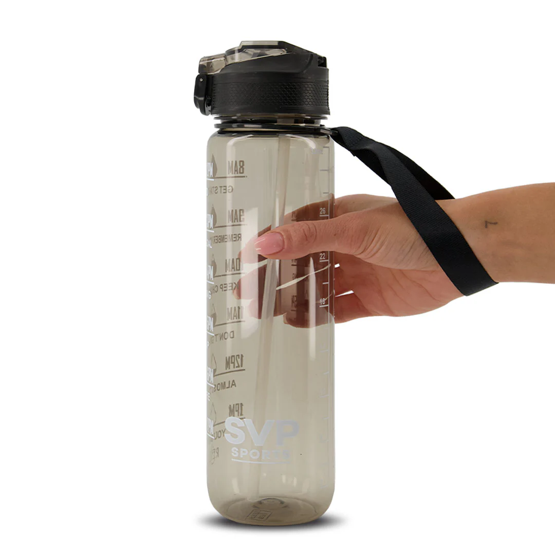 SVP Sports - 32oz Hydration Water Bottle (32OZ-BLKCLEAR) - Image 3