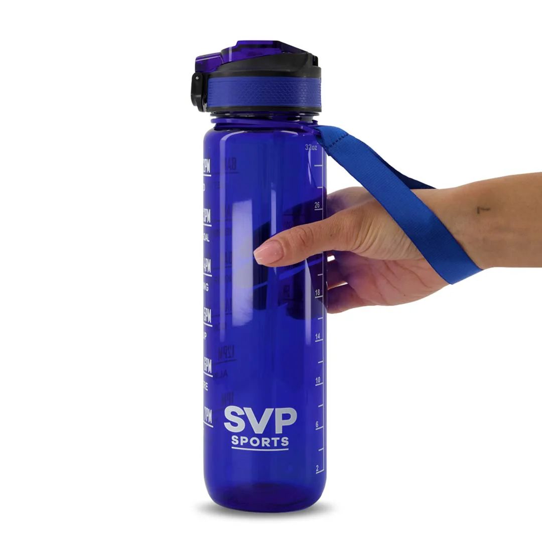 SVP Sports - 32oz Hydration Water Bottle (32OZ-BLUCLEAR) - Image 3