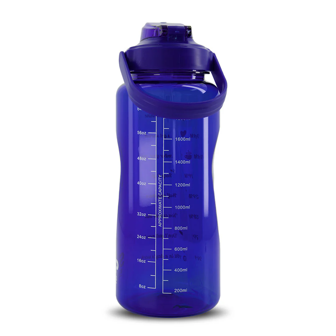SVP Sports - 64oz Hydration Water Bottle (64OZ-BLUCLEAR) - Image 3