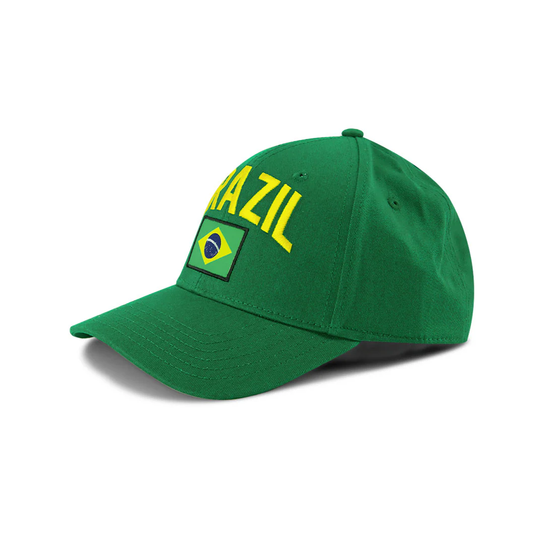 SVP Sports - Men's Brazil Flag Hat (MEXXPSFMHDCC1PB 30GRN) - Image 2